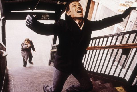 <strong>"The French Connection" (1972):</strong> Gene Hackman as Detective "Popeye" Doyle goes after hit man Marcel Bozzuffi in William Friedkin's "The French Connection." This best picture winner about New York cops trying to stop a huge heroin shipment from France features one of the movies' most memorable chase scenes.