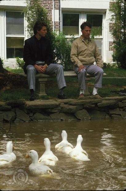 <strong>"Rain Man" (1989):</strong> Though "Rain Man" is ostensibly about the relationship between Dustin Hoffman's autistic Raymond Babbitt and his brother, Charlie (Tom Cruise), it's probably best remembered for Hoffman's performance as a savant who can do complicated calculations in his head, count cards in Las Vegas and never miss an episode of Judge Joseph Wapner's "People's Court." The film won four Oscars, including a best actor award for Hoffman and a best director trophy for Barry Levinson.