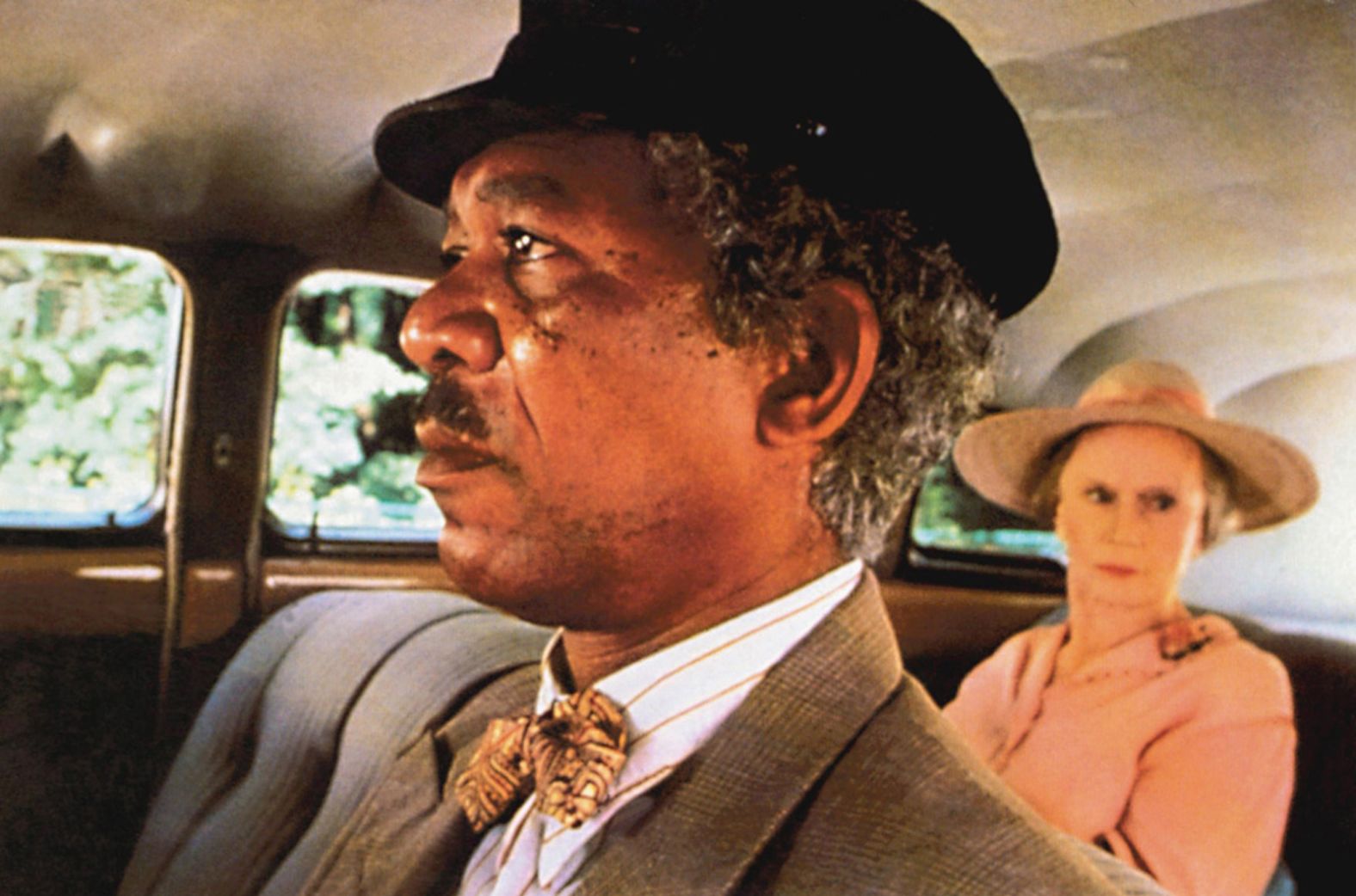 <strong>"Driving Miss Daisy" (1990):</strong> Stage actress Jessica Tandy finally became a movie star at age 80 as an Atlanta Jewish matriarch who develops a close relationship with her driver, Hoke, played by Morgan Freeman, in Bruce Beresford's film of Alfred Uhry's Pulitzer Prize-winning play. "Driving Miss Daisy" didn't compete for best picture against some of the year's most acclaimed movies -- "Sex, Lies, and Videotape," "Do the Right Thing" and "Drugstore Cowboy" weren't nominated for the top award.