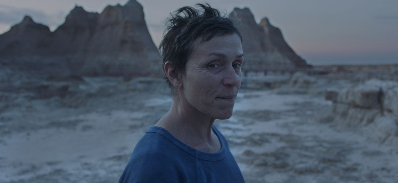 <strong>"Nomadland" (2021): </strong>Frances McDormand won best actress for her role as a woman who, following job loss and the death of her husband, finds a community and kinship among people who live in their vans. Director Chloé Zhao became the first woman of color and the first woman of Asian descent to win the Oscar for best director.