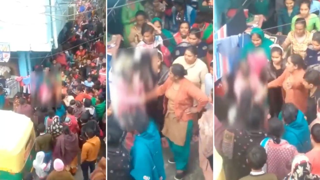 Brother Rapes Sister Hindi Video Xxx - Some people in a cheering crowd called for her to be raped. Many were women  | CNN