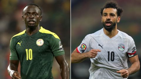 Sadio Mane and Mohamed Salah will face each other in Sunday's AFCON final.