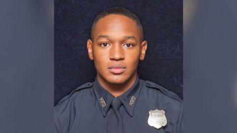 Officer Joshawua Mayfield has been patrolling the streets of Houston for roughly two weeks since he completed his field training in late January.