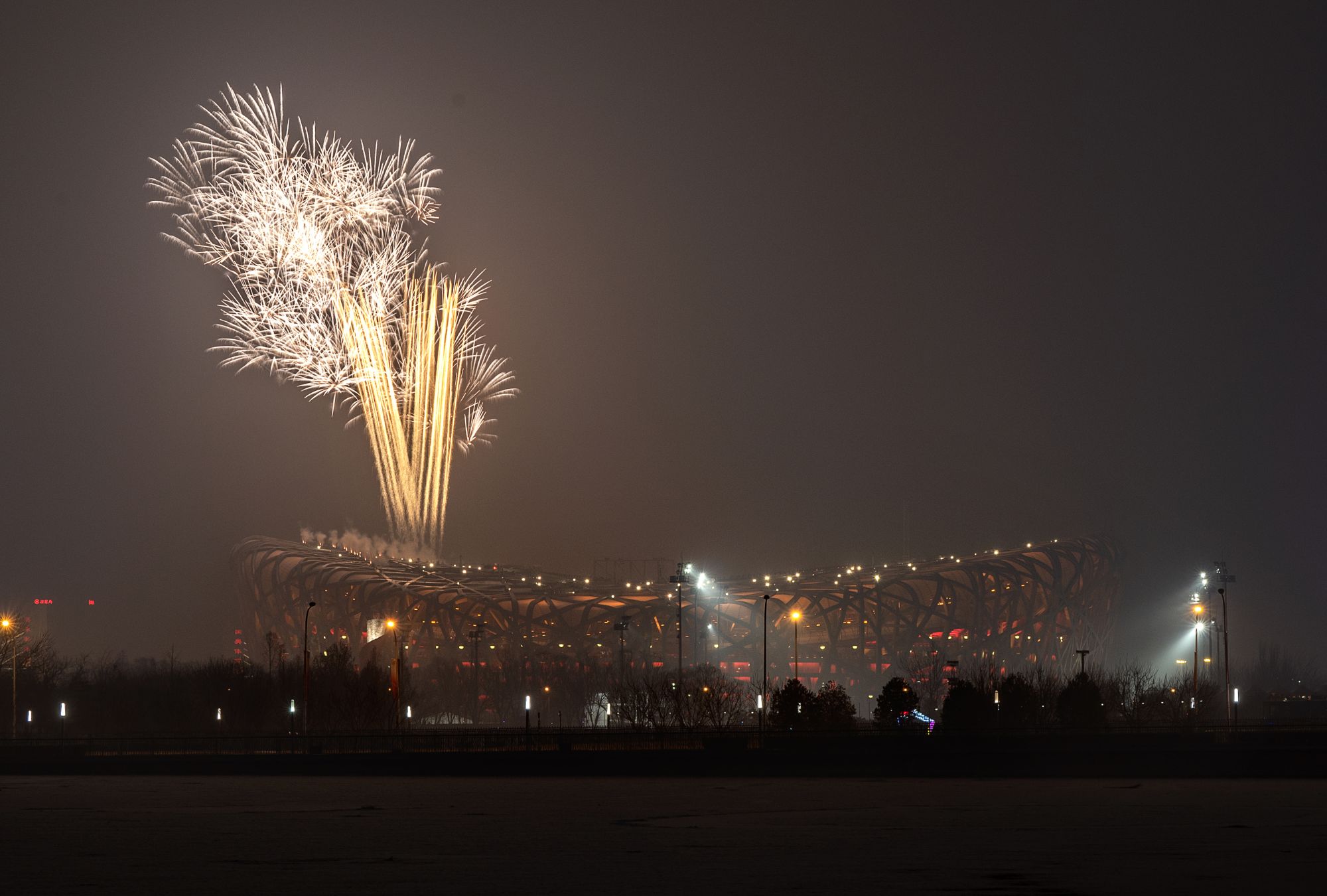 beijing olympics rehearsal fireworks