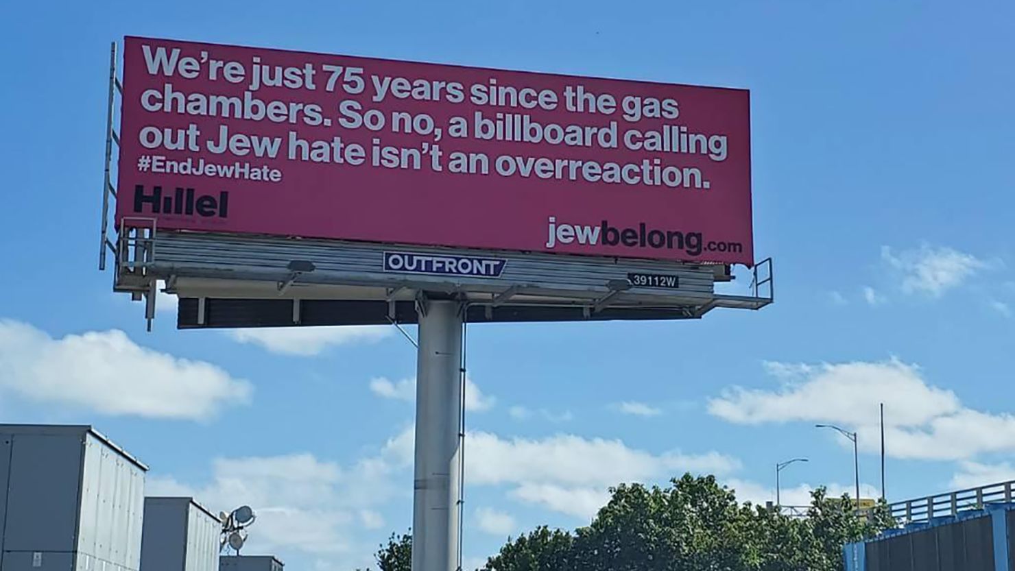 JewBelong has put up four billboards throughout South Florida in an effort to raise awareness about anti-Semitism.