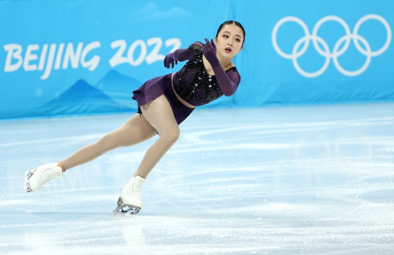 Zhu Yi US-born figure skater under attack after fall on Olympic debut for China CNN