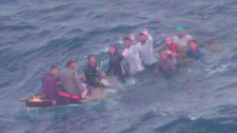 The migrants had no life jackets or safety equipment on board, the Coast Guard said.