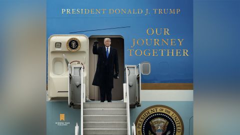 Trump's coffee table book is called "Our Journey Together."