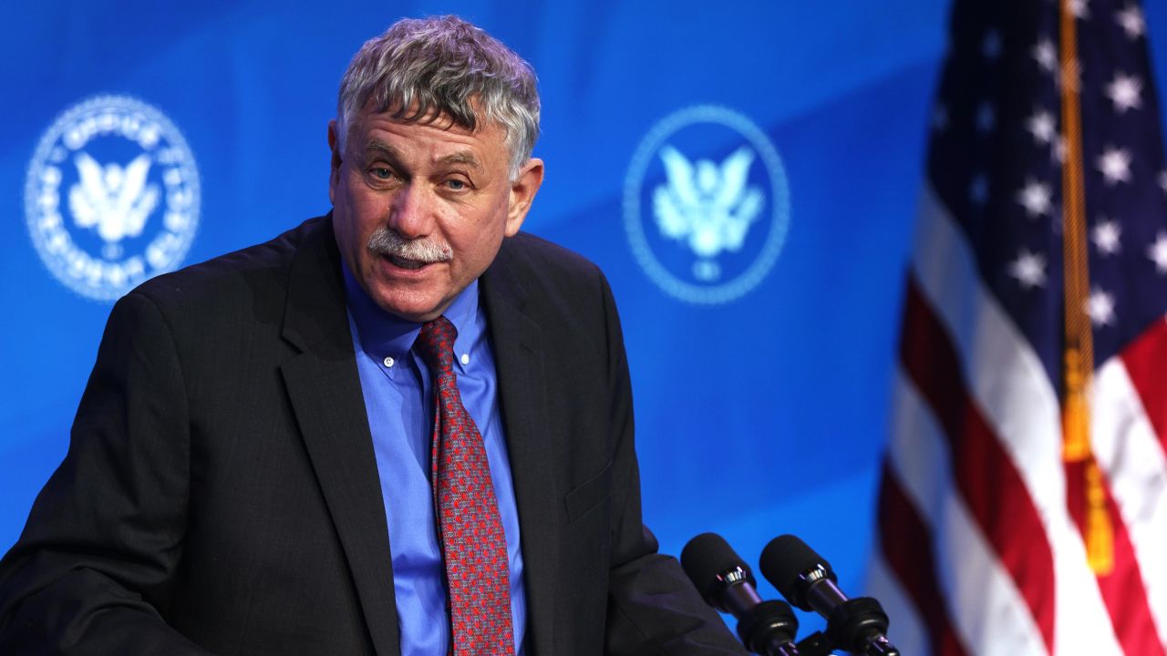 Director of the Office of Science and Technology Policy (OSTP) nominee and presidential science adviser designate Eric Lander speaks during an announcement January 16, 2021, at the Queen theater in Wilmington, Delaware. 