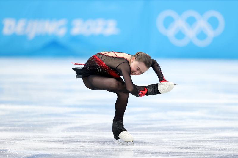 Kamila Valieva Russian figure skater becomes first woman to land a quad at the Winter Olympics CNN