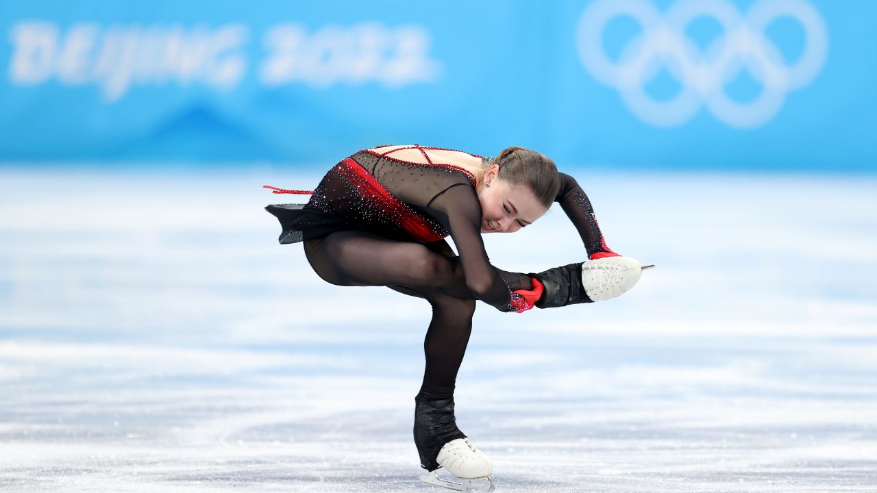 "We work a lot," said Valieva when she was asked if there was a secret to the ROC's success in figure skating.