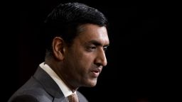 Rep. Ro Khanna, D-Calif., speaks during the press conference in the Capitol to unveil the No War Against Iran Act on Thursday, Jan. 9, 2020. 
