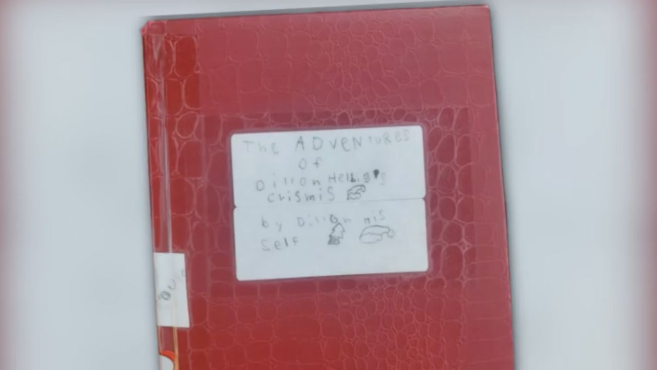 Dillon "His Self" wrote this Christmas tale and left it on a shelf at his local library.