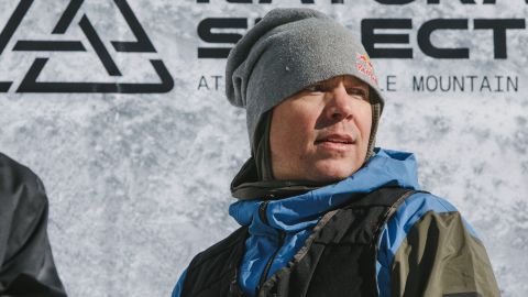 Travis Rice in Jackson Hole, January 25 2022.
