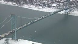 Canada Border Services says demonstrations are affecting border wait times at the Ambassador Bridge