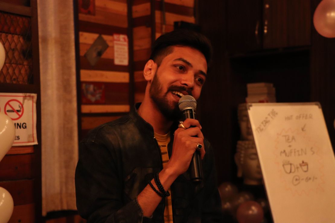Nalin Yadav during a performance. 