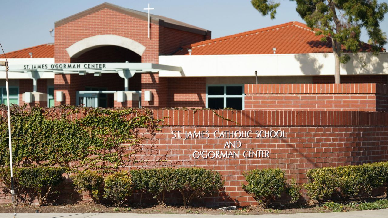 St. James Catholic School in Torrance, California, is pictured on Monday, December 3, 2018.