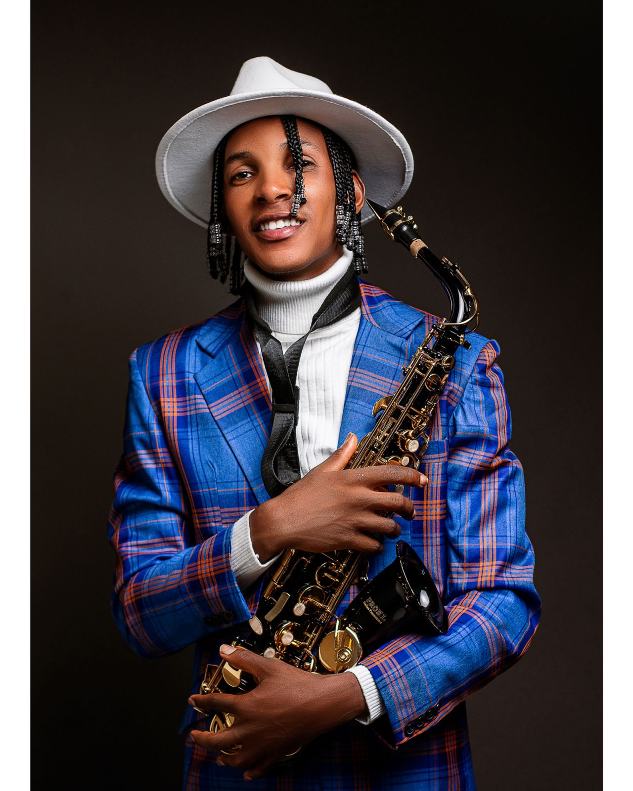 Nigerian photographer Samakinwa Emmanuel Temitope commemorates three years of playing the saxophone.
