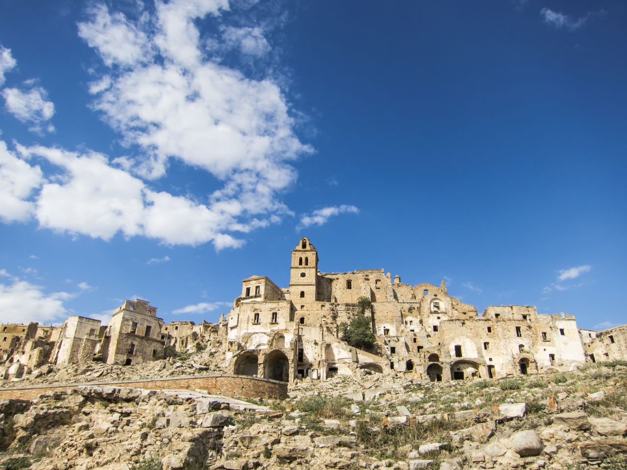 <strong>Craco, Italy: </strong>Residents began to leave this medieval hill town after a series of landslides caused by sewage and water works in the 1960s, and it was left completely deserted after the Irpinia earthquake in 1980.