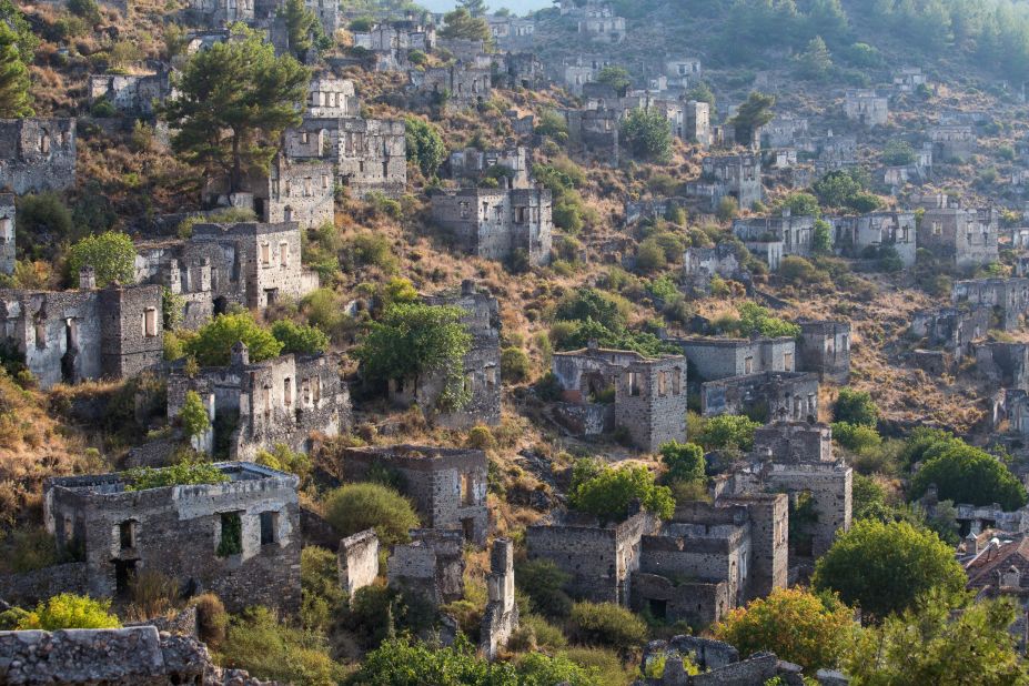 <strong>Kayakoy, Turkey: </strong>This ghost village was abandoned in 1923, when a population exchange between Greece and Turkey led to residents being unable to return to their ancestral homes. 