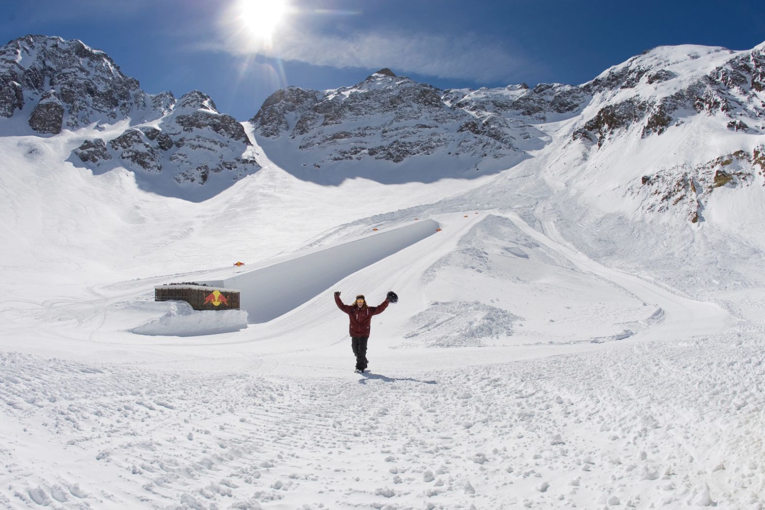 Before the 2010 Olympics, Red Bull, one of White's sponsors at the time, built White his own private halfpipe in Silverton, Colorado. There, <a href="https://www.snowboarder.com/transworld-snowboarding-archive/snowboarding-photos/tws-exclusive-shaun-whites-double-cork-silverton-pipe-session/" target="_blank" target="_blank">he learned a handful of new tricks</a> that would ultimately propel him to a gold medal in Canada.