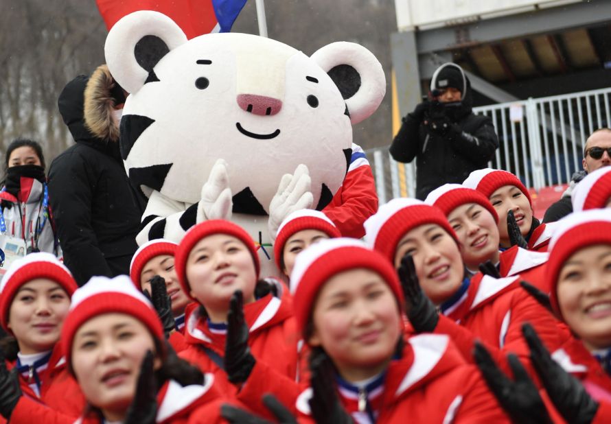 The 2018 Korean Olympics were represented by Soohorang the tiger, whose name "Soohoo" translate to protection.
