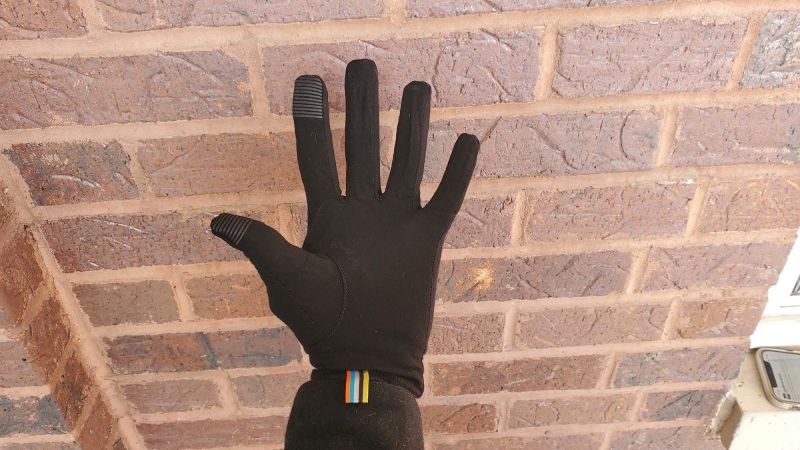 Black Universal Unisex One Size Winter Touchscreen Gloves For BLU Energy JR I-Sonite 