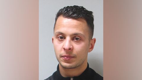 An undated handout image made available by Belgium Federal Police of Salah Abdeslam, who is on trial in France over the Paris attacks of November 13, 2015.
