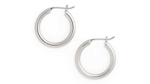 Endless small hoop earrings