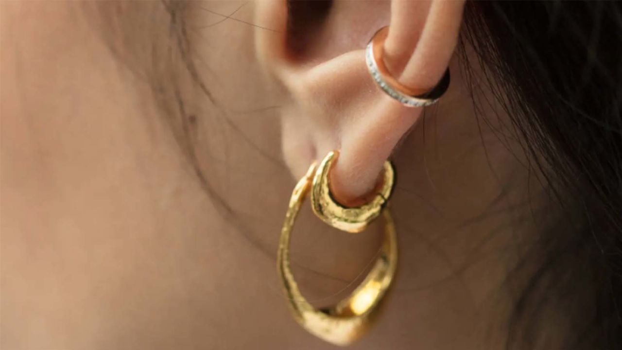 Monica Vinader Gaia Hoop Earrings