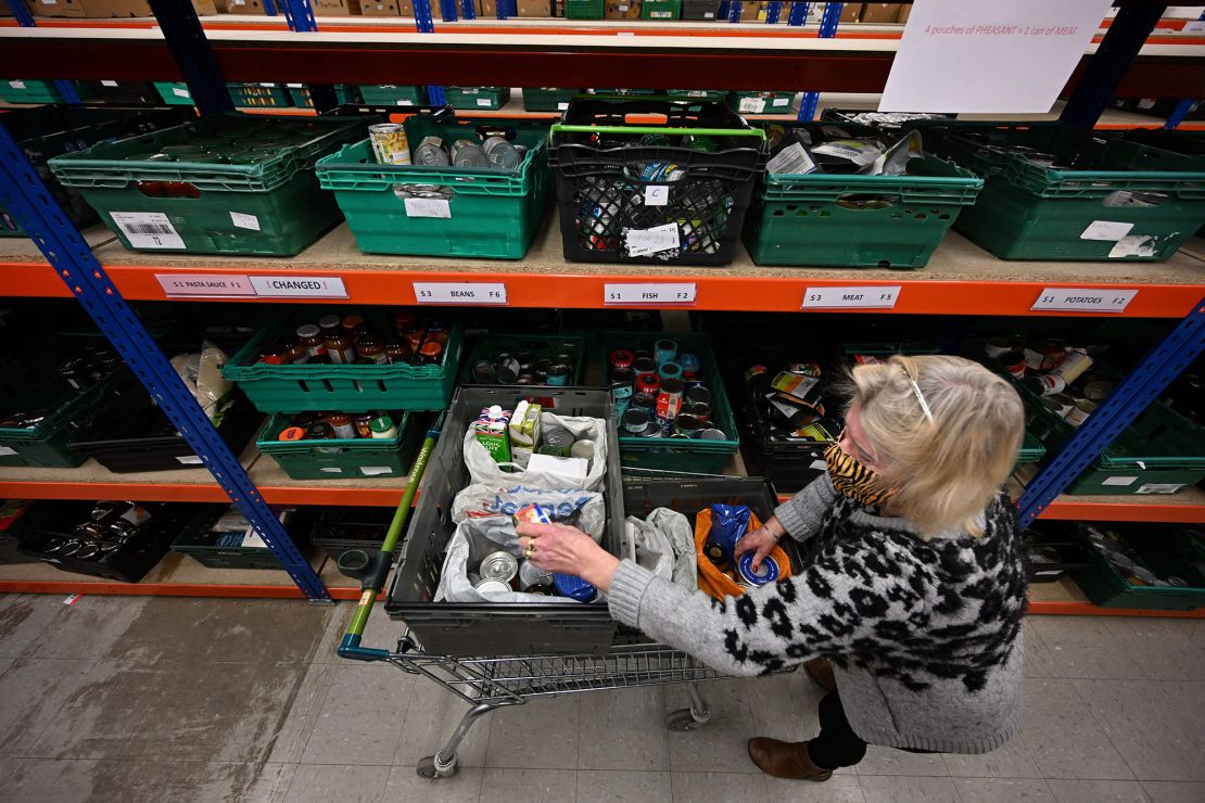 More Britons are having to turn to food banks to survive the cost-of-living crisis. 