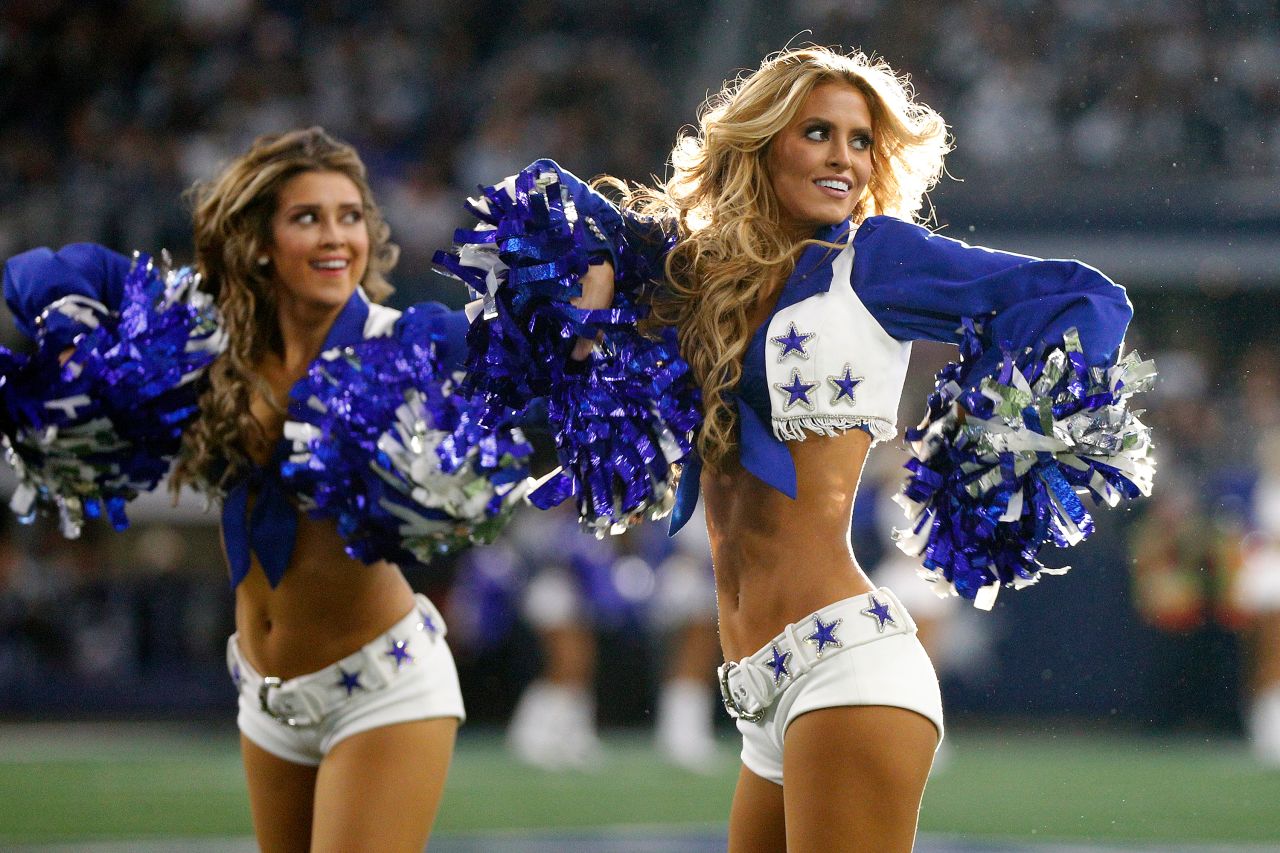 The Dallas Cowboys cheerleaders have kept a similar uniform style for five decades, and two uniforms are now in the Smithsonian's collection.