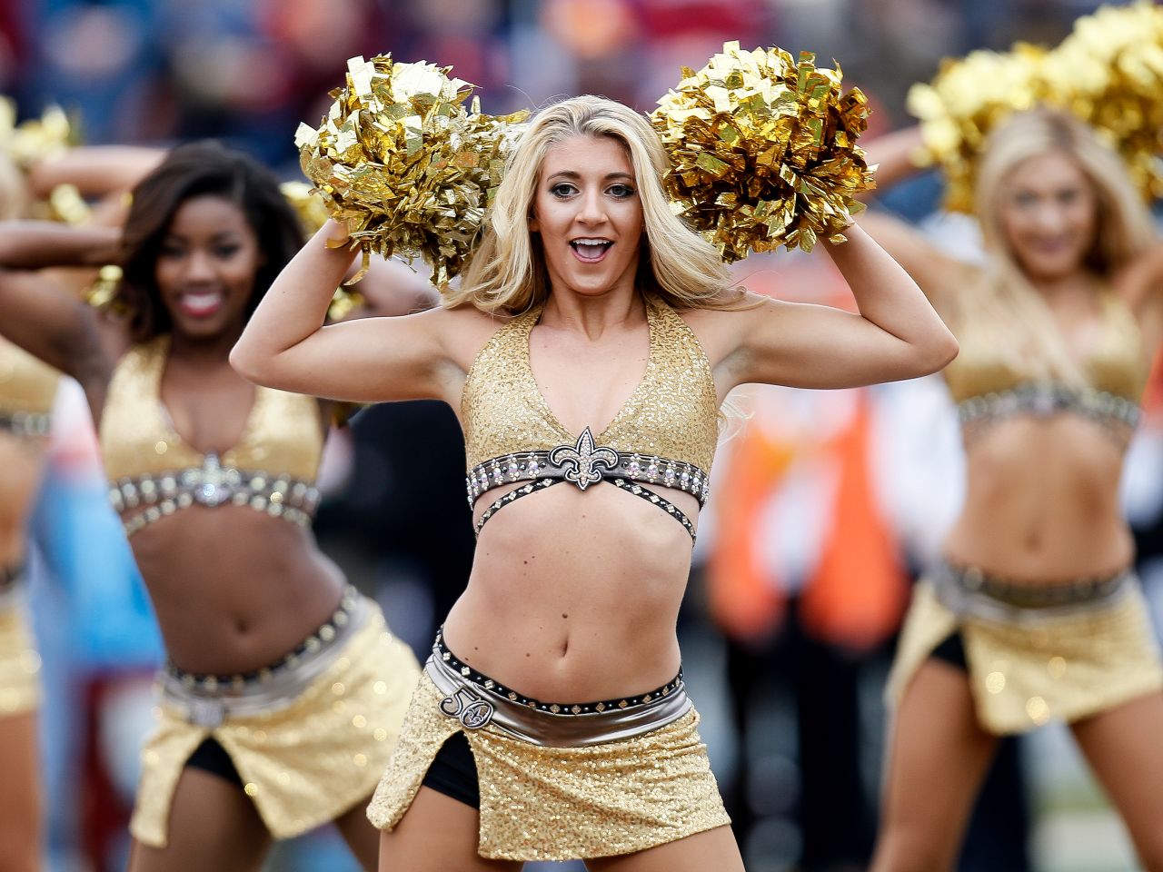 The New Orleans Saintsations team in 2016.