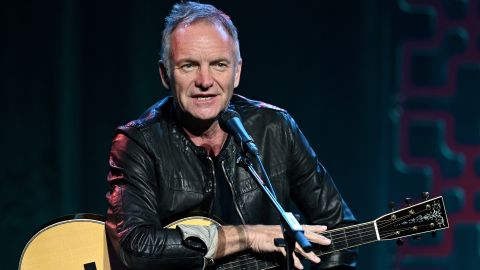 Sting performs live on stage at iHeartRadio Theater on January 28, 2020 in Burbank, California. 