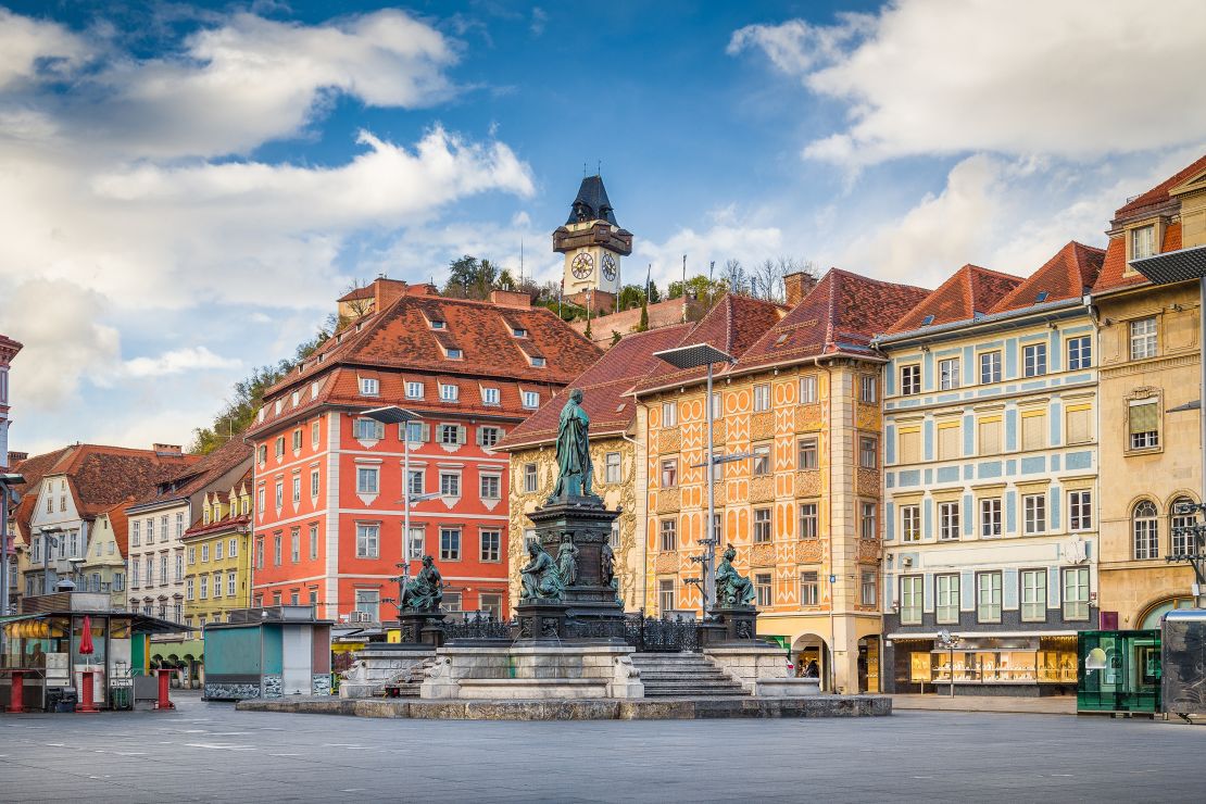 Graz is accessible direct from Slovenia thanks to the new Ljubljana-Budapest train.