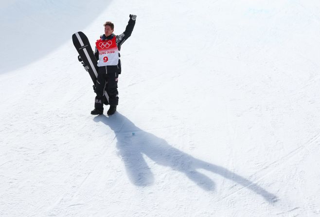 After falling on his third and final run in the halfpipe final, snowboarder <a href="https://www.cnn.com/2022/02/08/sport/gallery/shaun-white-snowboarder/index.html" target="_blank">Shaun White</a> took off his helmet and waved goodbye to the crowd. He said going into Beijing that this would be his fifth and final Olympics.