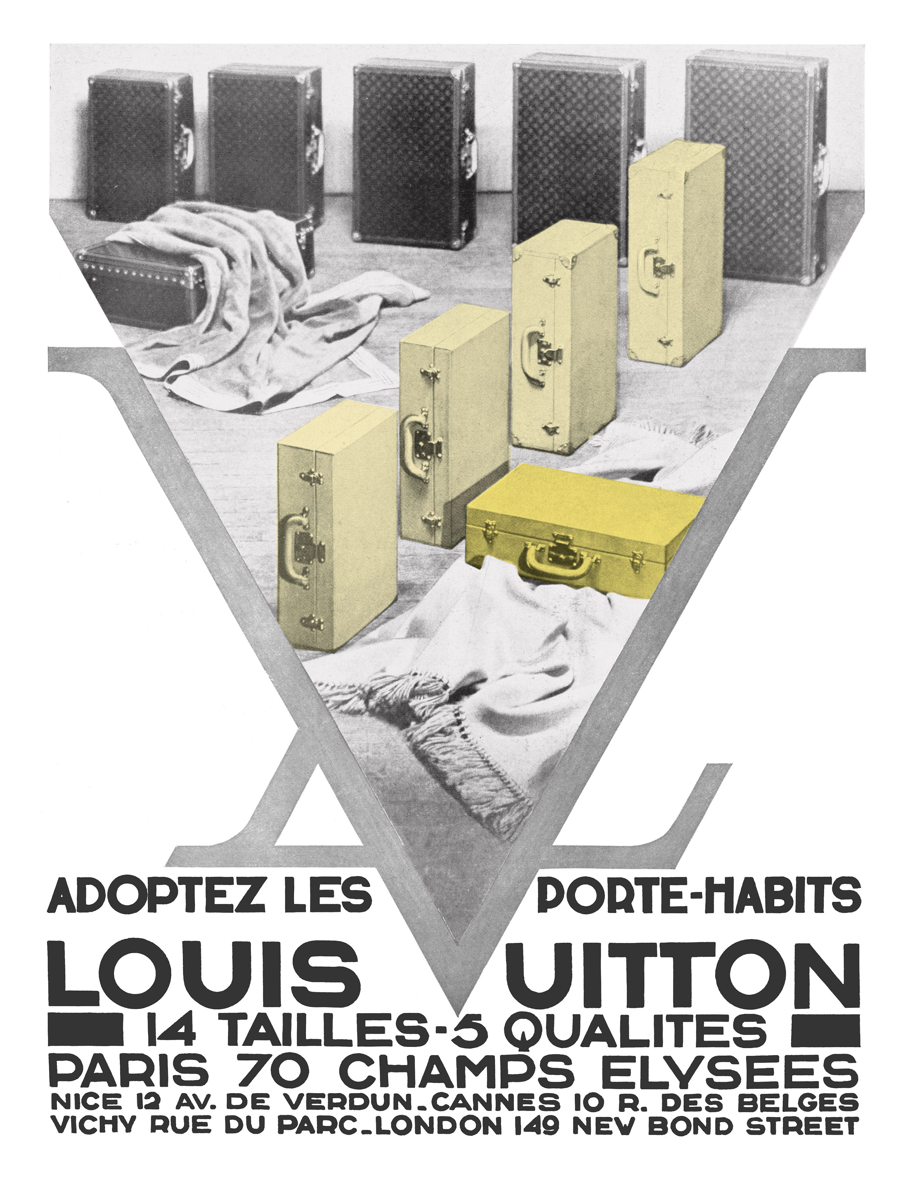 Louis Vuitton Posters decor. Vintage photos and posters. bags