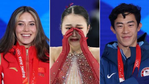 Three US-born Olympians of Chinese descent have received starkly different receptions in China.