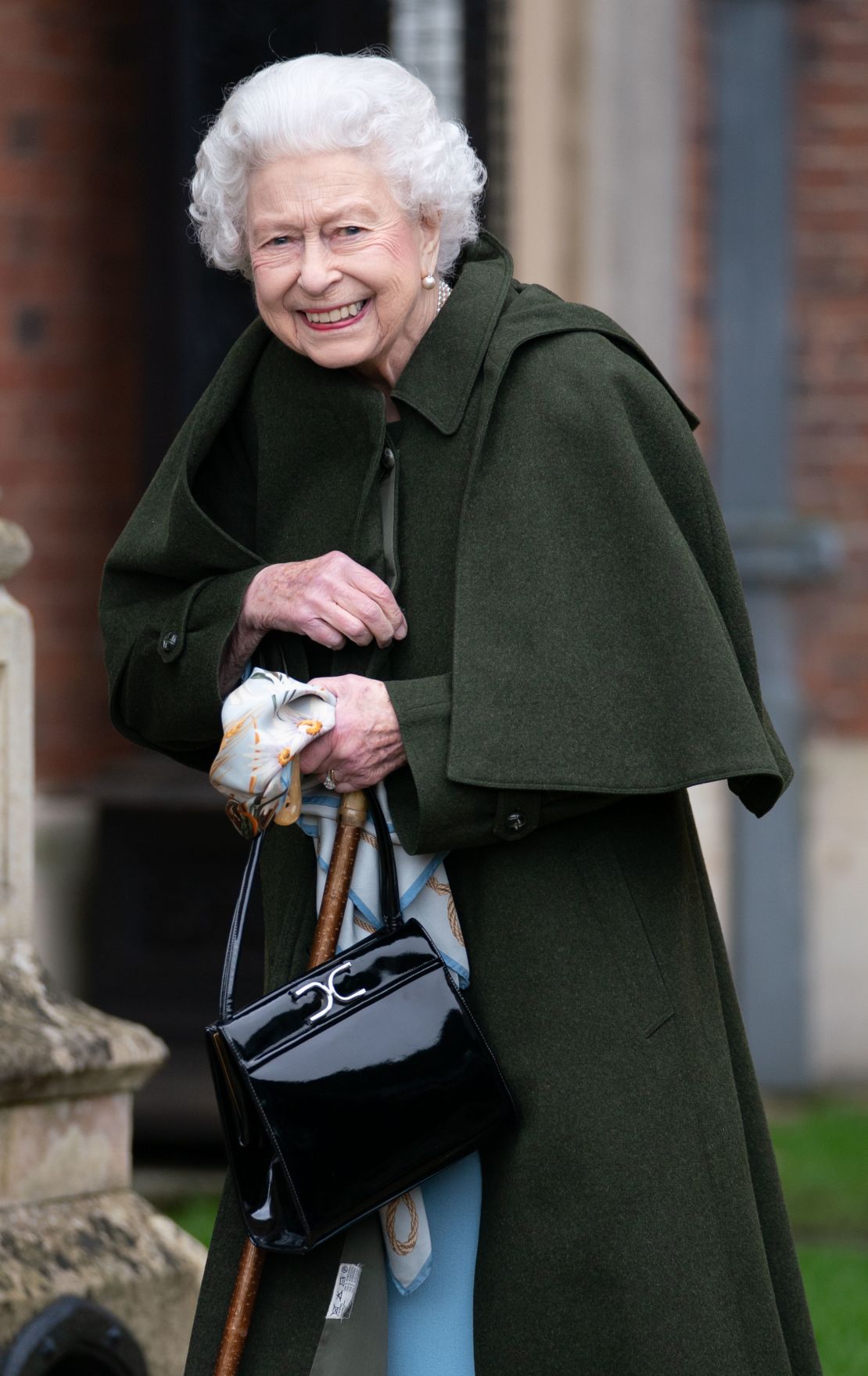 The Queen leaves Sandringham House on February 5, after a reception to celebrate the start of the Platinum Jubilee.