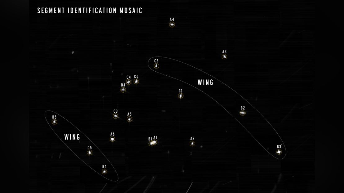 This image mosaic shows 18 points of starlight captured by Webb's corresponding mirror segments. 