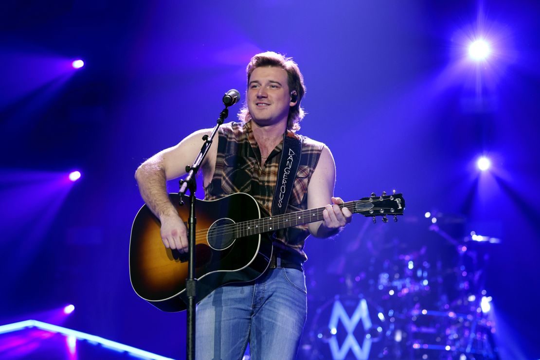 Country singer Morgan Wallen performs on February 9, 2022, at Madison Square Garden in New York City. 