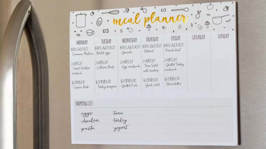 Pearhead Meal Planner Pad