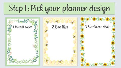 Mama Bees Magnetic Meal Planner