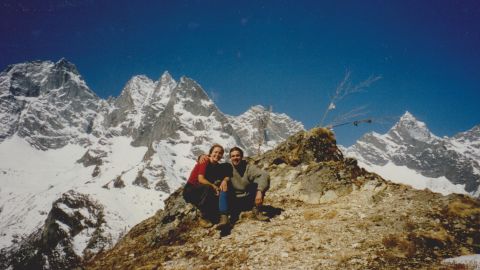 Here's Halse and Green on the trek to Everest Base Camp.