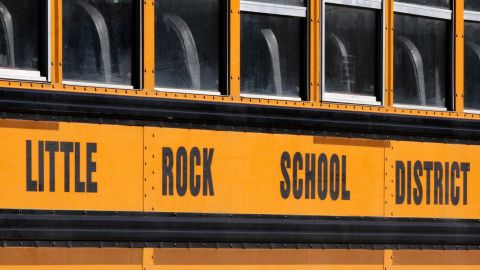 little rock school district bus