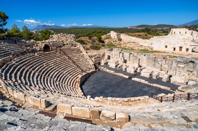 <strong>Historical attractions</strong><strong>: </strong>The beach isn't the only attraction at Patera. It's surrounded by history, including this ancient theater.