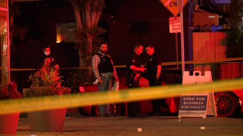 Three people were injured in the early Saturday morning shooting