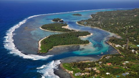 Muri Beach, Rarotonga, Cook Islands. 