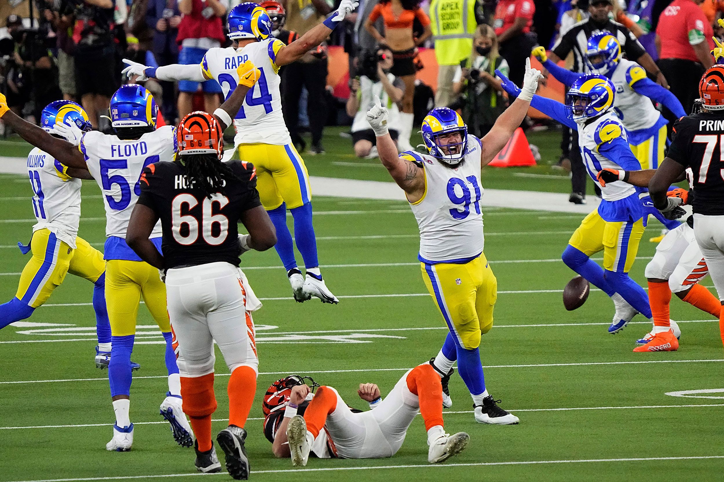 Super Bowl LVI: No mistake on Tee Higgins' 75-yard touchdown catch,  according to head referee