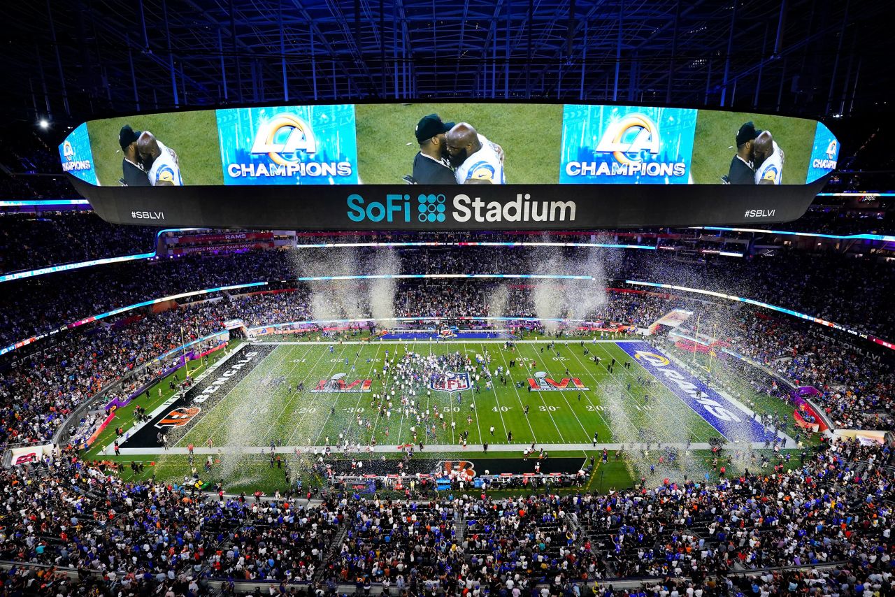 SoFi Stadium is the Rams' home field.
